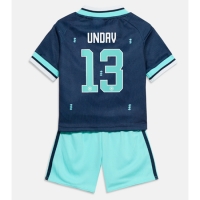 Camisa de Futebol Alemanha Deniz Undav #13 Equipamento Secundário Infantil Mundo 2026 Manga Curta (+ Calças curtas)